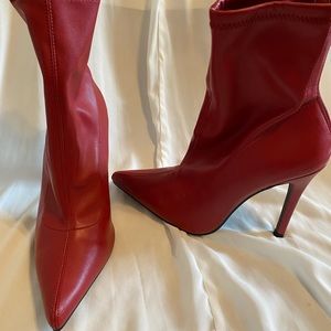 Never Worn Red Booties